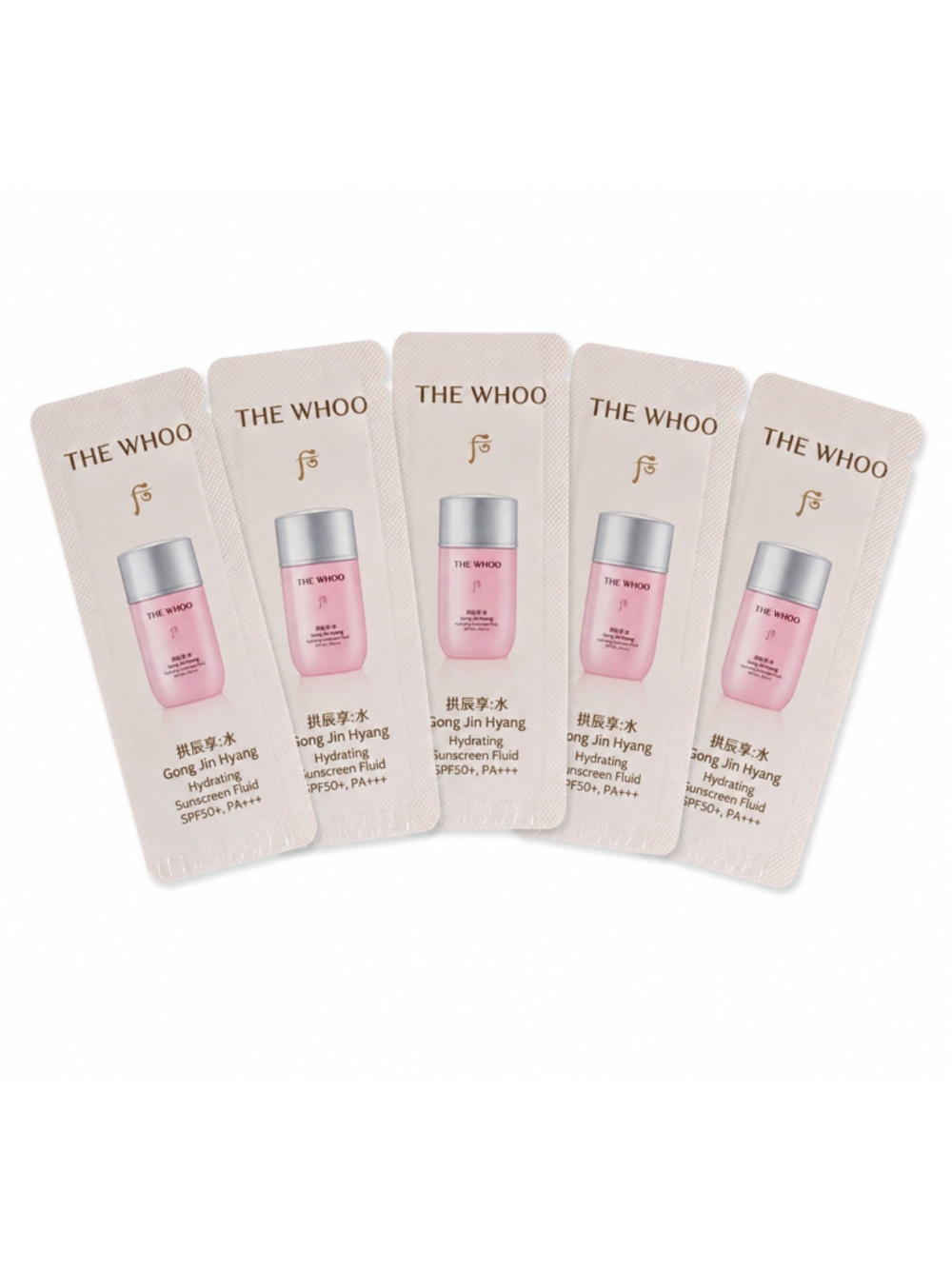 The History of Whoo Gong Jin Hyang Hydrating Sunscreen Fluid 1ml x 50pcs